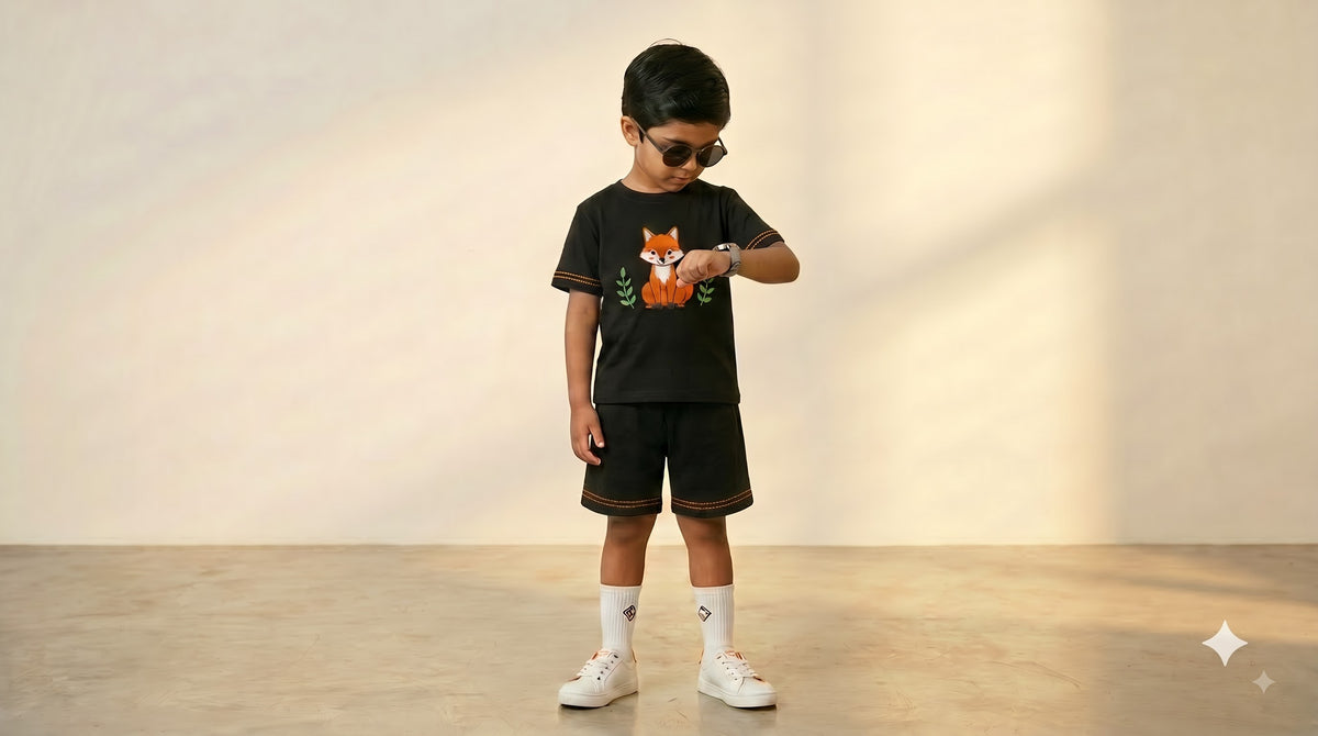 Foxy Weekend cordset for Kids - Little Aangan