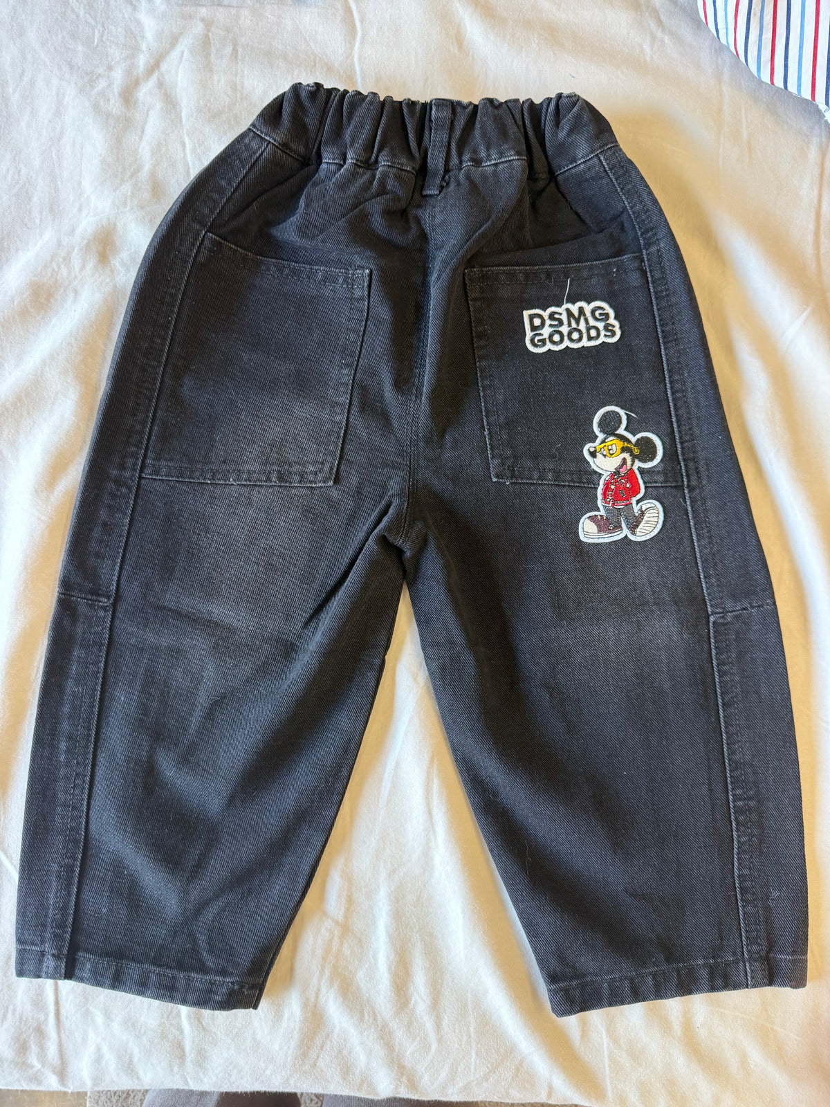 Black Mickey Denim