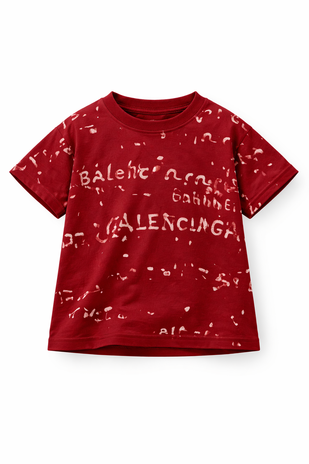 Street maroon printed t-shirt for kids by Little Aangan