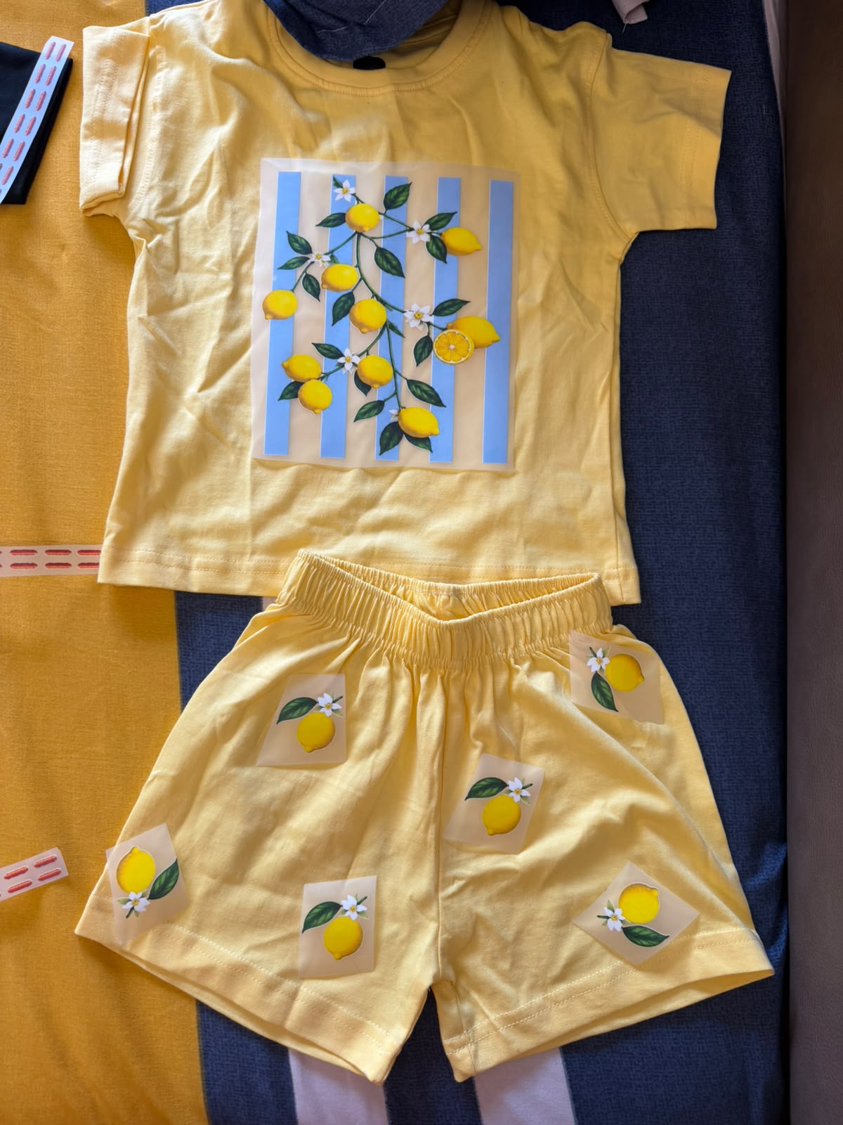 Yellow Lemon Striped