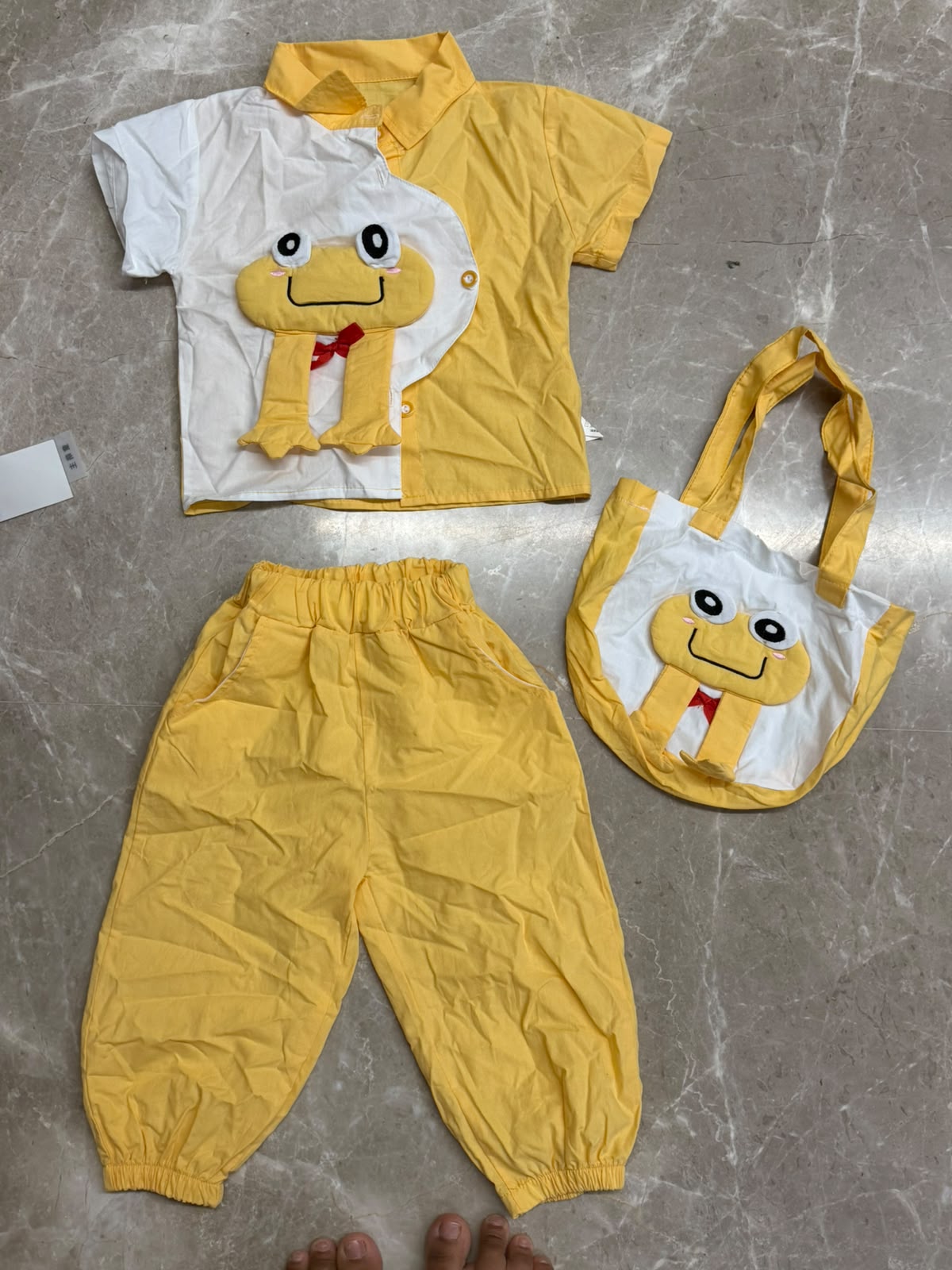 Yellow with Bag