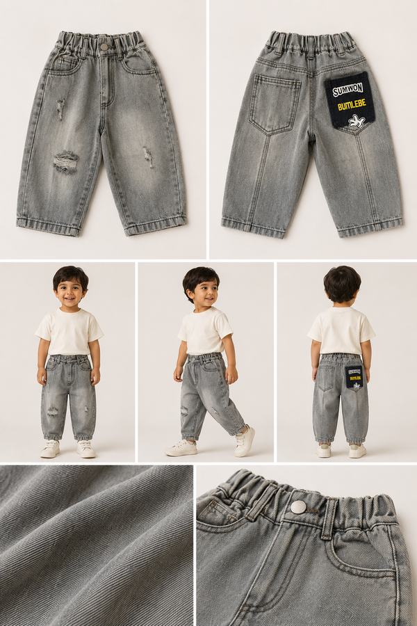 Bumlebe Pocket Denim for Kids - Little Aangan