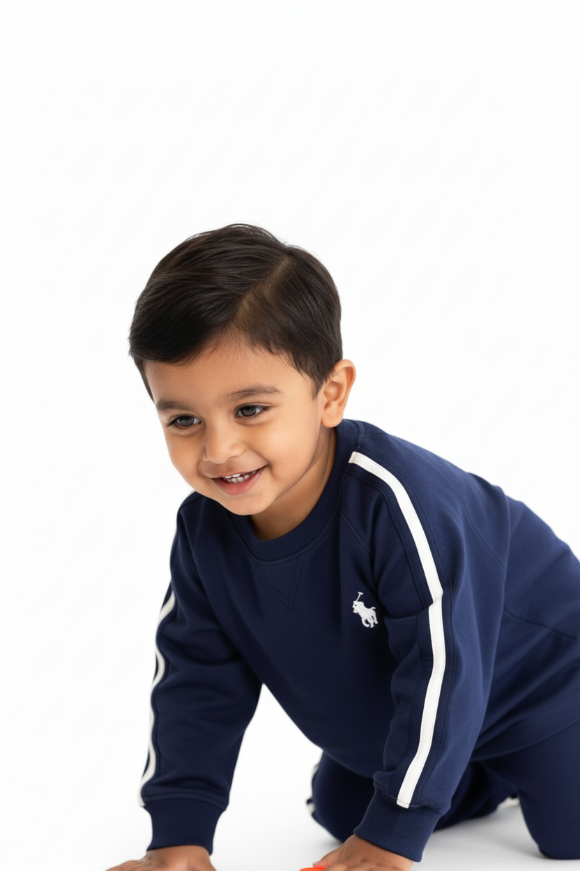 Minimal logo baggy sweatshirt