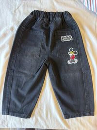 Black Mickey Denim
