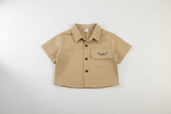 Front detail of Bemember shirt for kids by Little Aangan